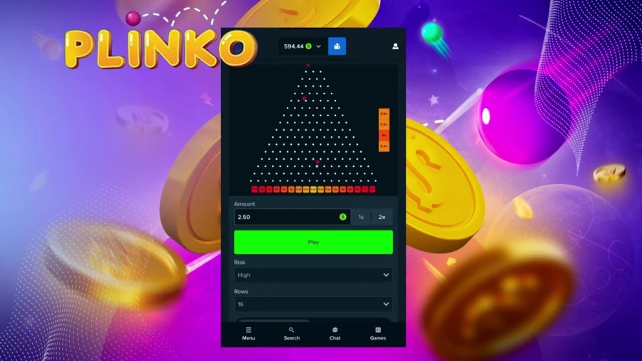 Działania Plinko App